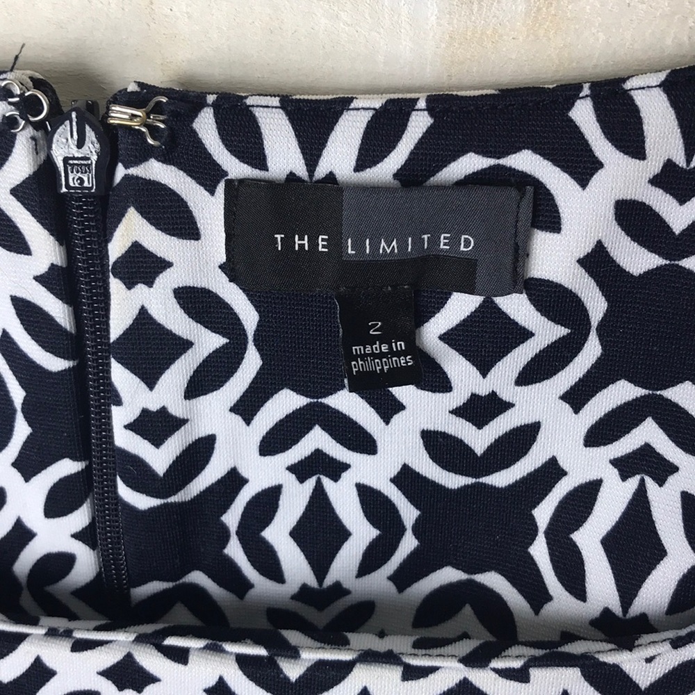 The Limited Printed Fit and Flare Dress Size 2 - Picture 3 of 5